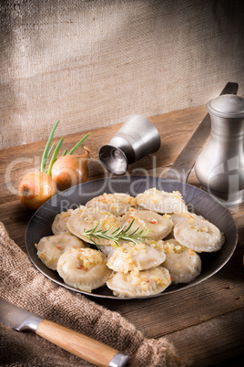 pierogi with meat