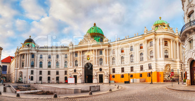 St. Michael's wing of Hofburg Palace in Vienna, Austria
