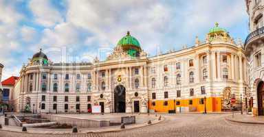 St. Michael's wing of Hofburg Palace in Vienna, Austria