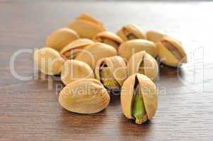 pistachios salty shallow depth of field