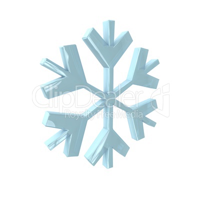 Snowflake in 3D