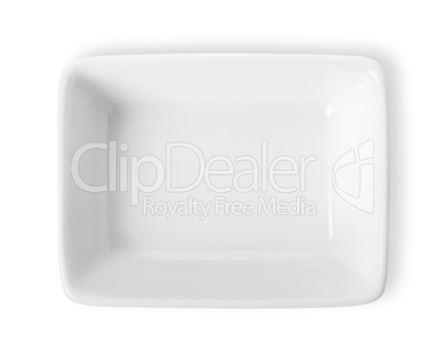 Square plate isolated