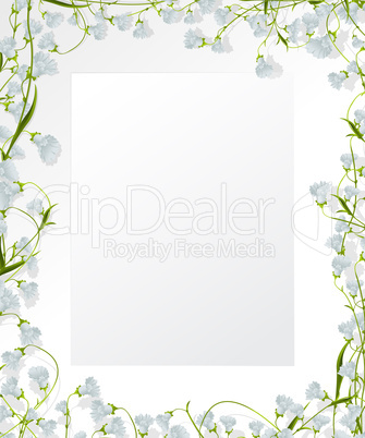 Floral frame design