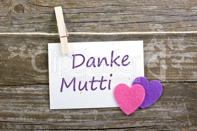 Danke Mutti