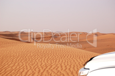 The desert trip in off-road car is major tourists attraction in