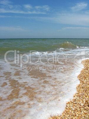 panorama of the sea and the coast