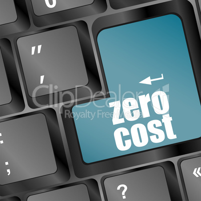 Zero Cost Keys Show Analysis And Value Of An Investment
