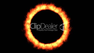 ring of fire with alpha channel