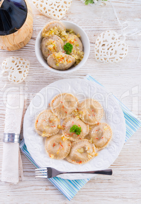 pierogi with meat