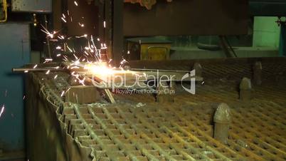 overall picture of metal cutting factory