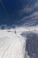 View from ski lift