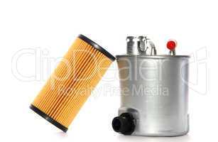 fuel filter and oil filter cartridge
