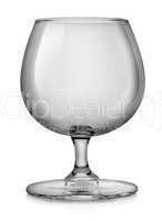 Brandy glass isolated