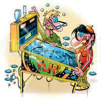 Analoge Spiele: Flipper