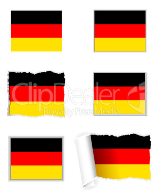 Fahnen Set Deutschland