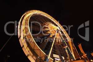 high ferry wheel at the oktoberfest