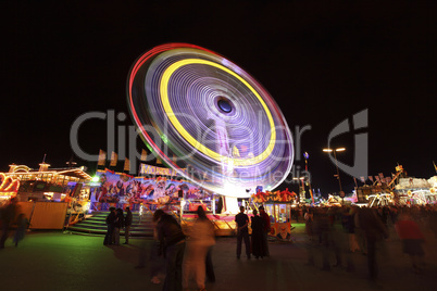 High ferry wheel at the Oktoberfest