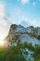 Mount Rushmore monument in South Dakota