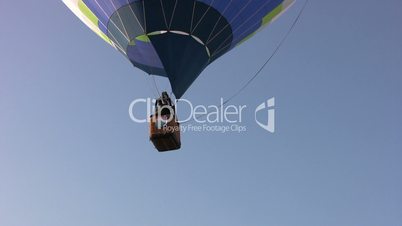 Hot air balloons soars