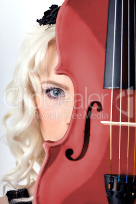 Woman with violin