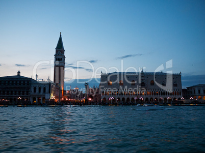 View to the campanile; Venice; Italy
