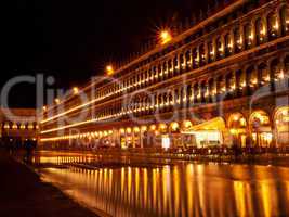 Venice by night, Italy