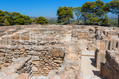palace of phaistos crete greece