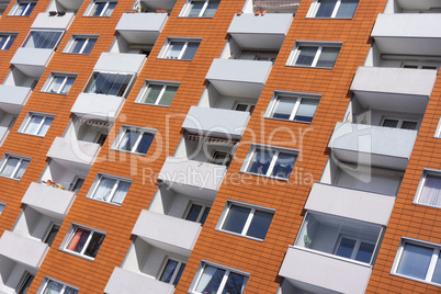 modernes wohngebäude in kiel,deutschland