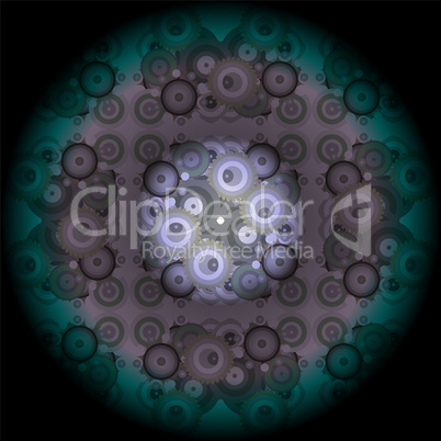 mandala created from fractals