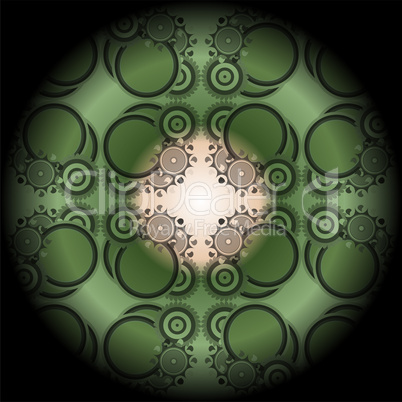 Abstract fractal mandala background
