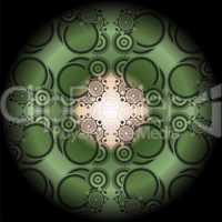 Abstract fractal mandala background