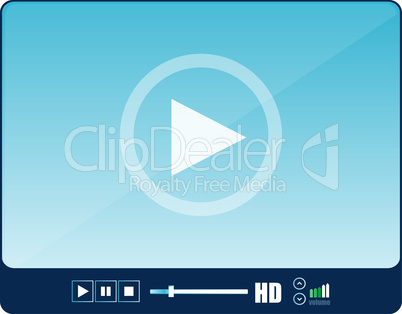 blue video player for web