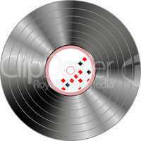 colorful musical vinyl record background