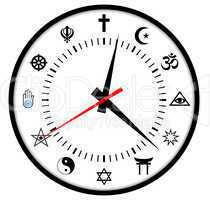 religions clock