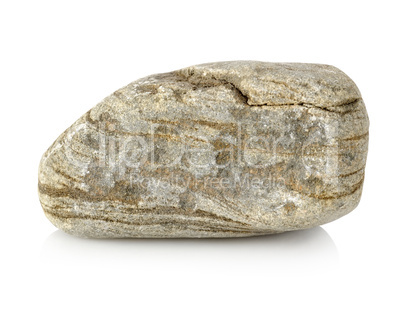 Grey granite stone isolated