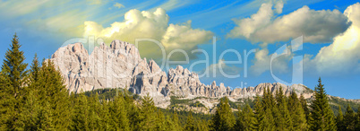 Wonderful Alps Landscape - Italian Dolomites in Summer