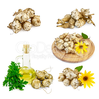 Jerusalem artichokes set