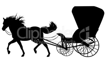 Horse With Carriage