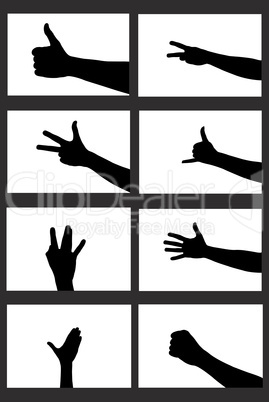 Hands Silhouette