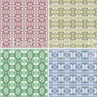 Seamless Colorful background Collection - vintage tile
