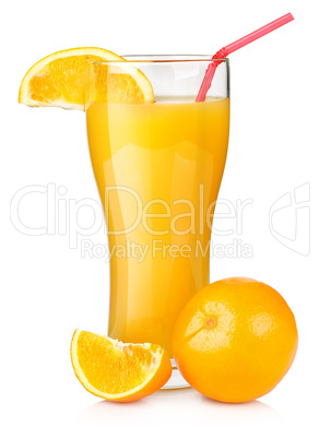 Orange juice in a glass