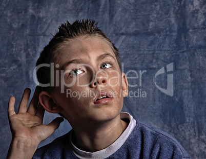 Portrait of an adorable young boy