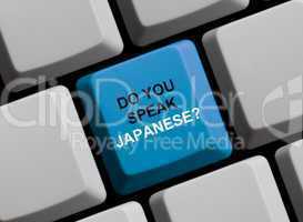 Do you speak japanese? Sprechen Sie japanisch?