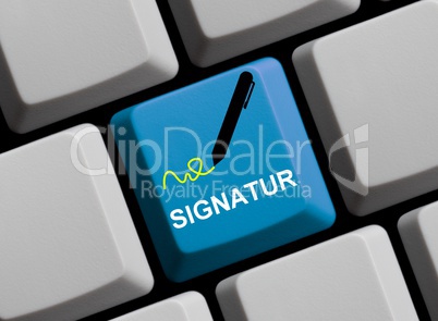 Online Signatur