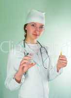 Young lady doctor