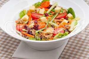 Fresh colorful healthy salad