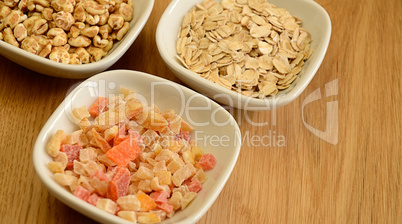 Muesli ingredients
