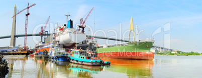 Shipyard in Bangkok