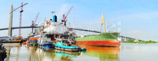 Shipyard in Bangkok