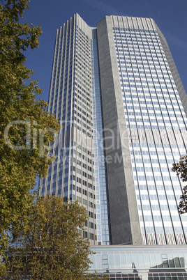 Eurotower in Frankfurt am Main, Sitz der Europäischen Zentralba